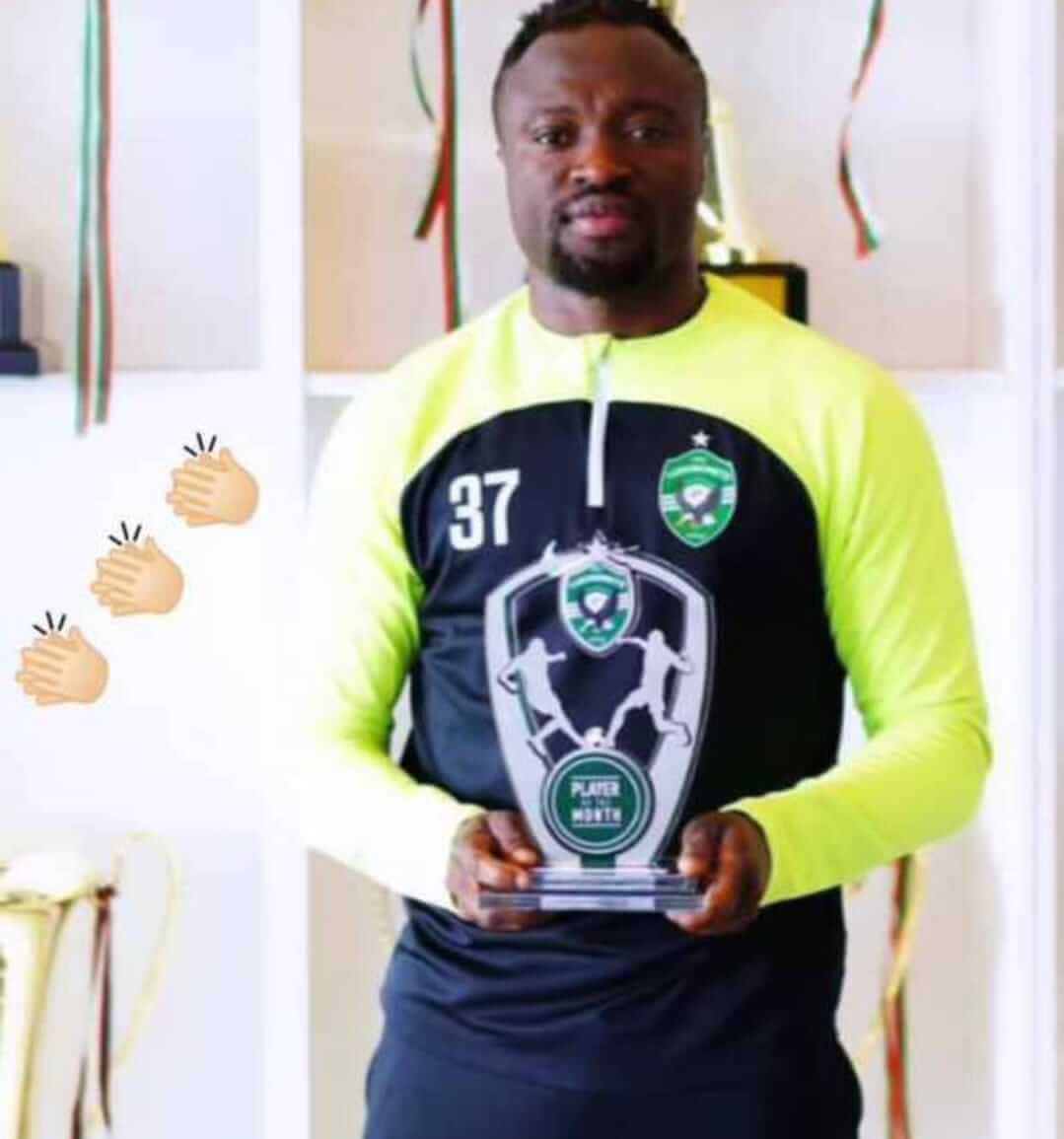 Ludogorets forward Bernard Tekpetey named Player of the Month for September