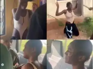 young woman beaten