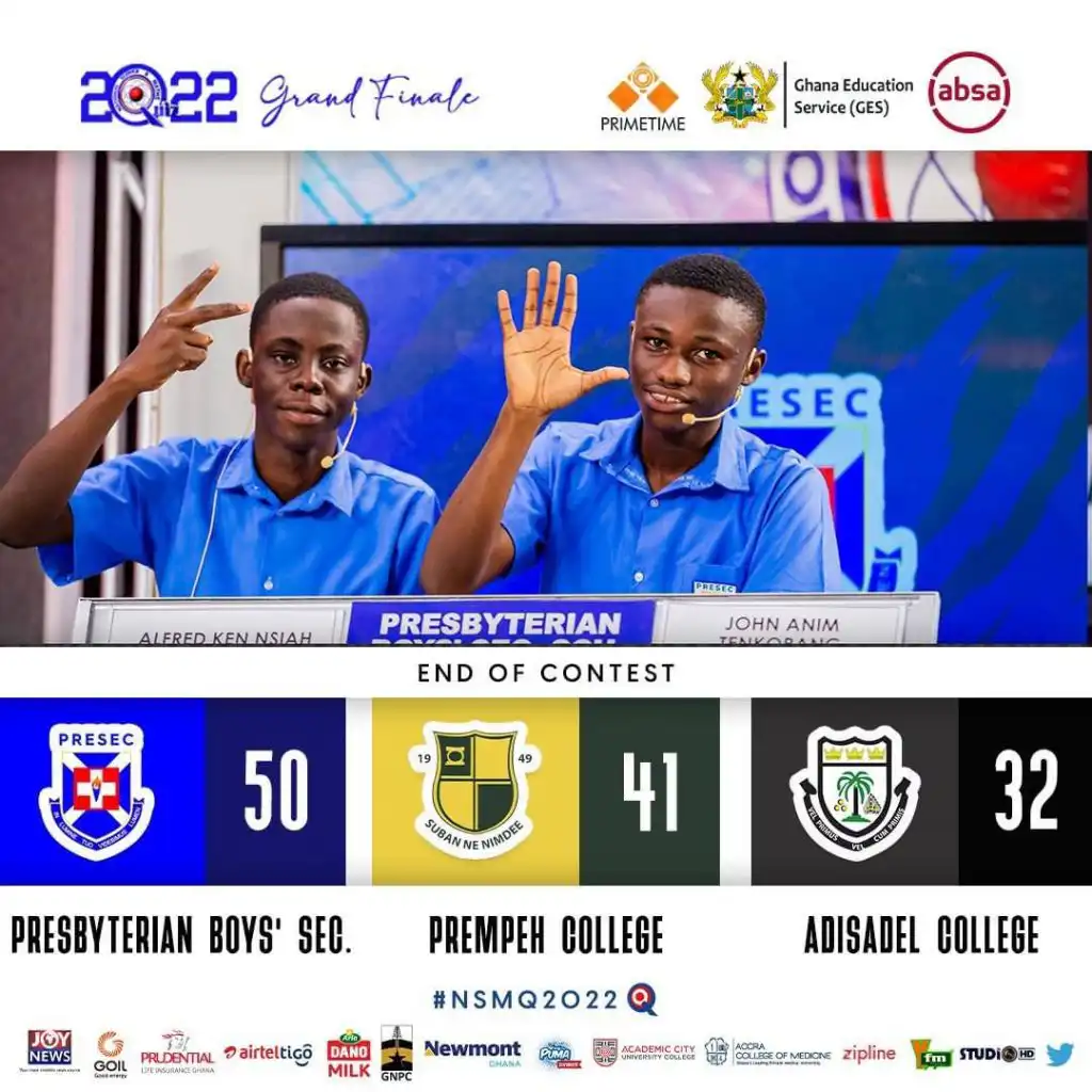 Nsmq 2022 finals