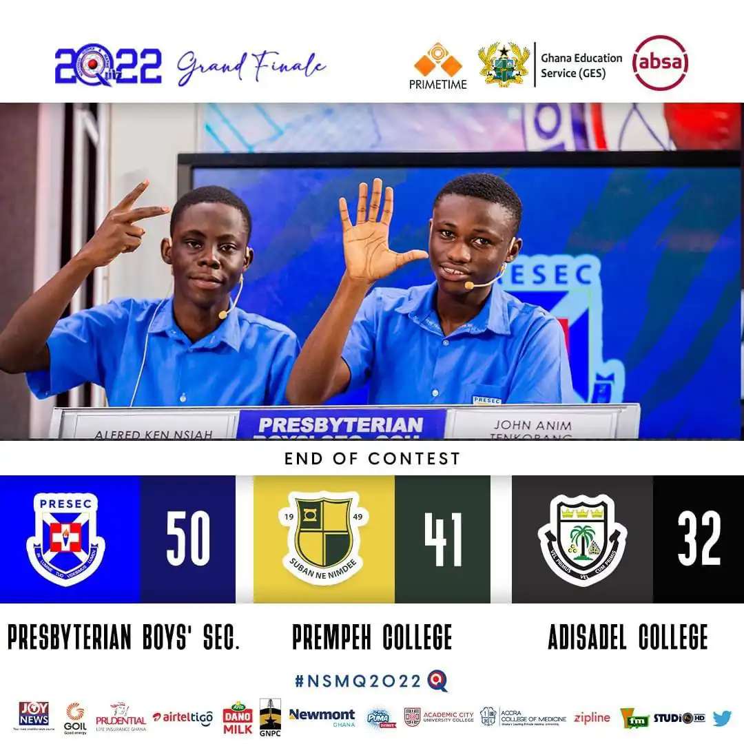 Nsmq 2022 finals