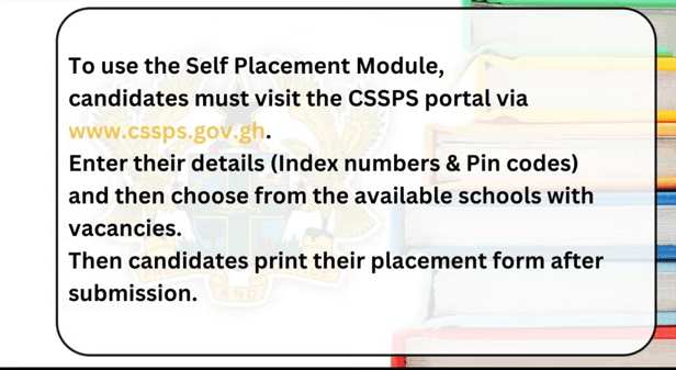 2022 SCHOOL SELELCTIONS TIPS FOR CANDIATES