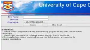 UCC Student Portal
