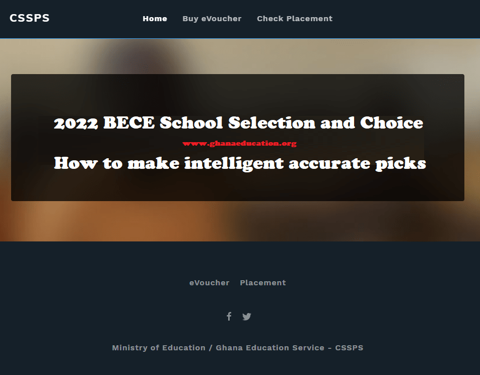 2022 BECE School Selection and Choice: How to make intelligent picks