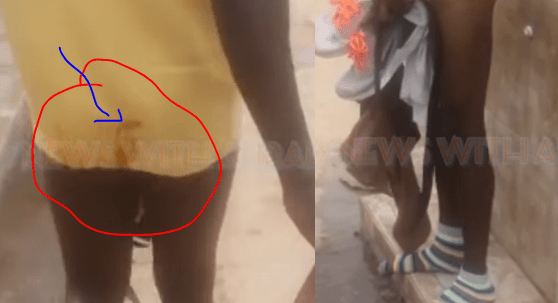 BECE candidate forced to pooo on himself by "wicked invigilators" (Video)