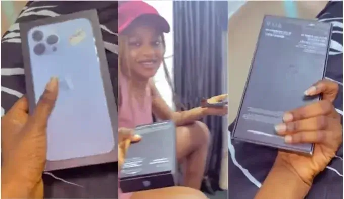 Lady buys iPhone 13 Pro Max
