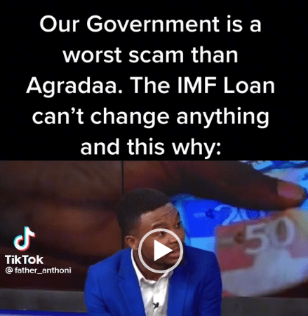 Our Government is a Worse Scam than Agraada. IMF loan will be abused (VIDEO)