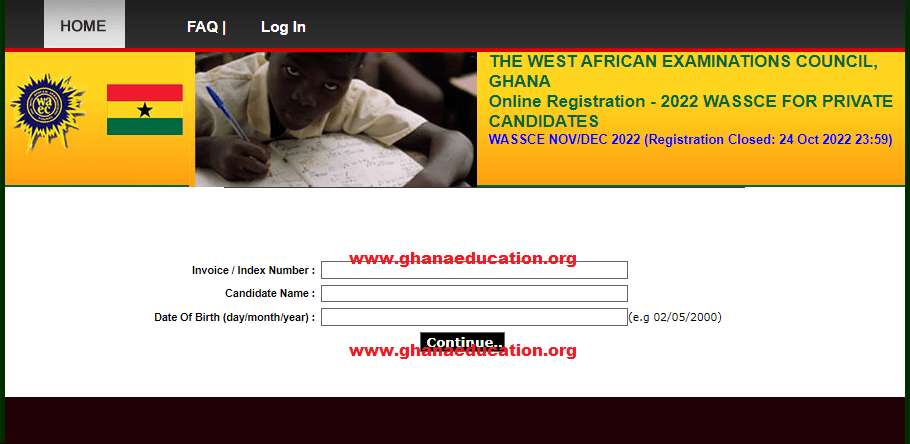The West African Examination Council will soon release the 2022 NOV/DEC Private WASSCE Candidates Index Number and Exam Centres.