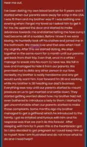 Brother Broke My Virginity