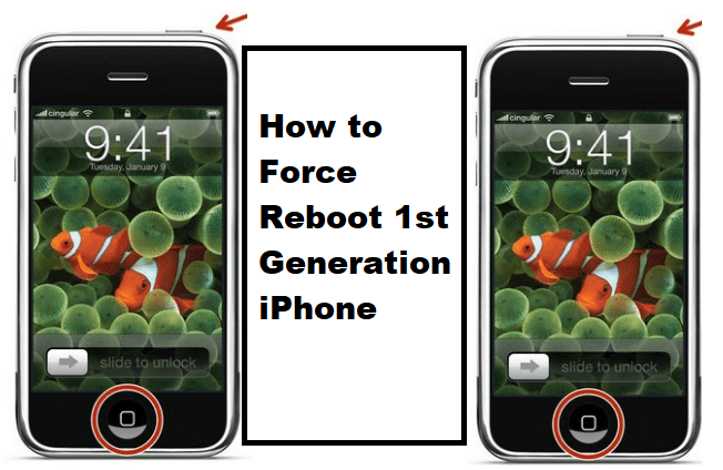 Follow these How to Force Reboot 1st Generation iPhone steps to fix your iPhone issues relating to the need to restart the phone.