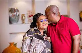 See Lordina's Romantic Message To Mahama