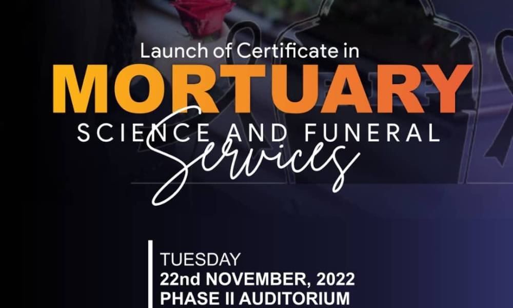 Mortuary & funeral studies programme  introduced by Pentecost University