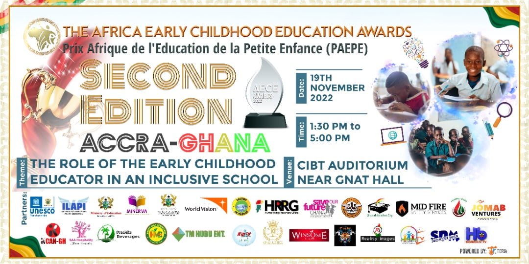 Africa Early Childhood Education Awards 2022 edition to be staged on November 19