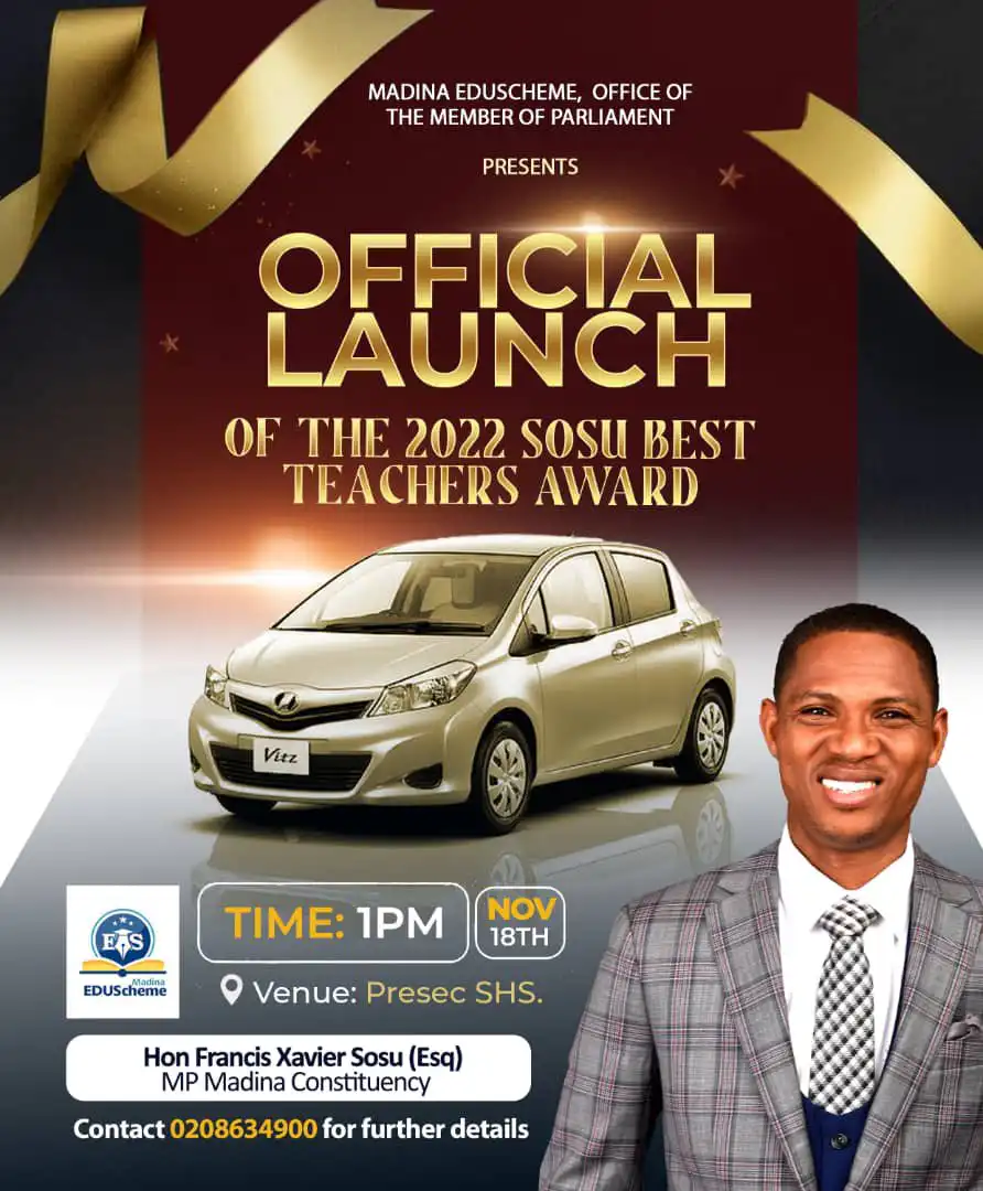 The launch of the 2nd edition of the Annual Sosu Best Teachers Awards to motivate our hard-working Teachers