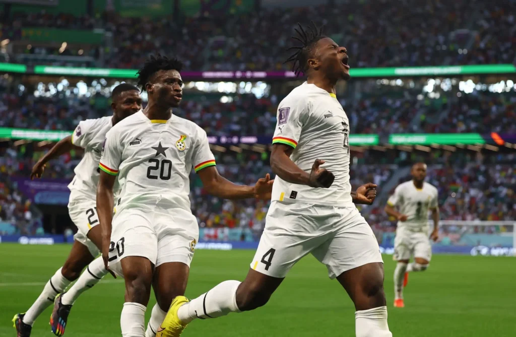 Ghana leads South Korea 2-0 at half-time - Watch live on Twitter