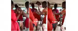 Trotro mate and lady fight over 70p change