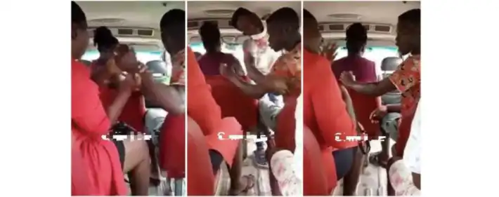 Trotro mate and lady fight over 70p change