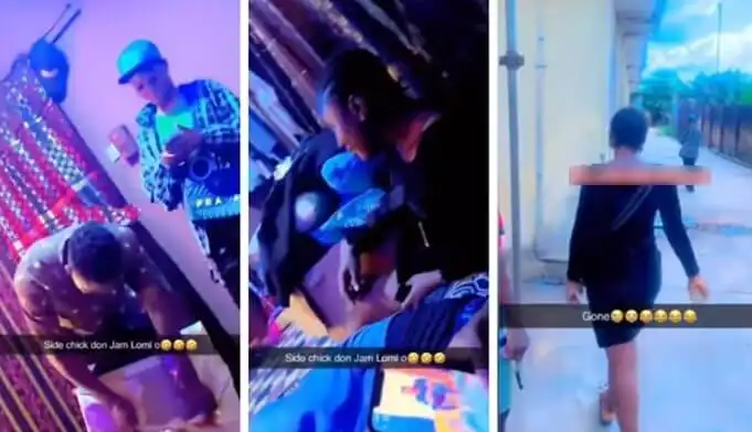 Drama as main and side chic clash at boyfriend’s place during birthday
