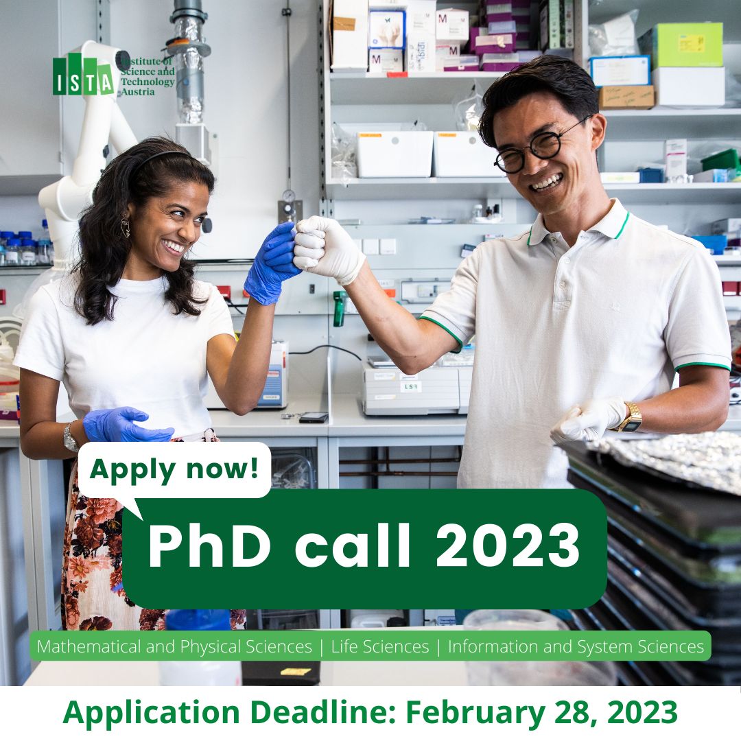 Institute of Science and Technology Austria PhD Scholarship 2023 Grab this life changing Institute of Science and Technology Austria PhD Scholarship 2023. Check the full details and apply now.
