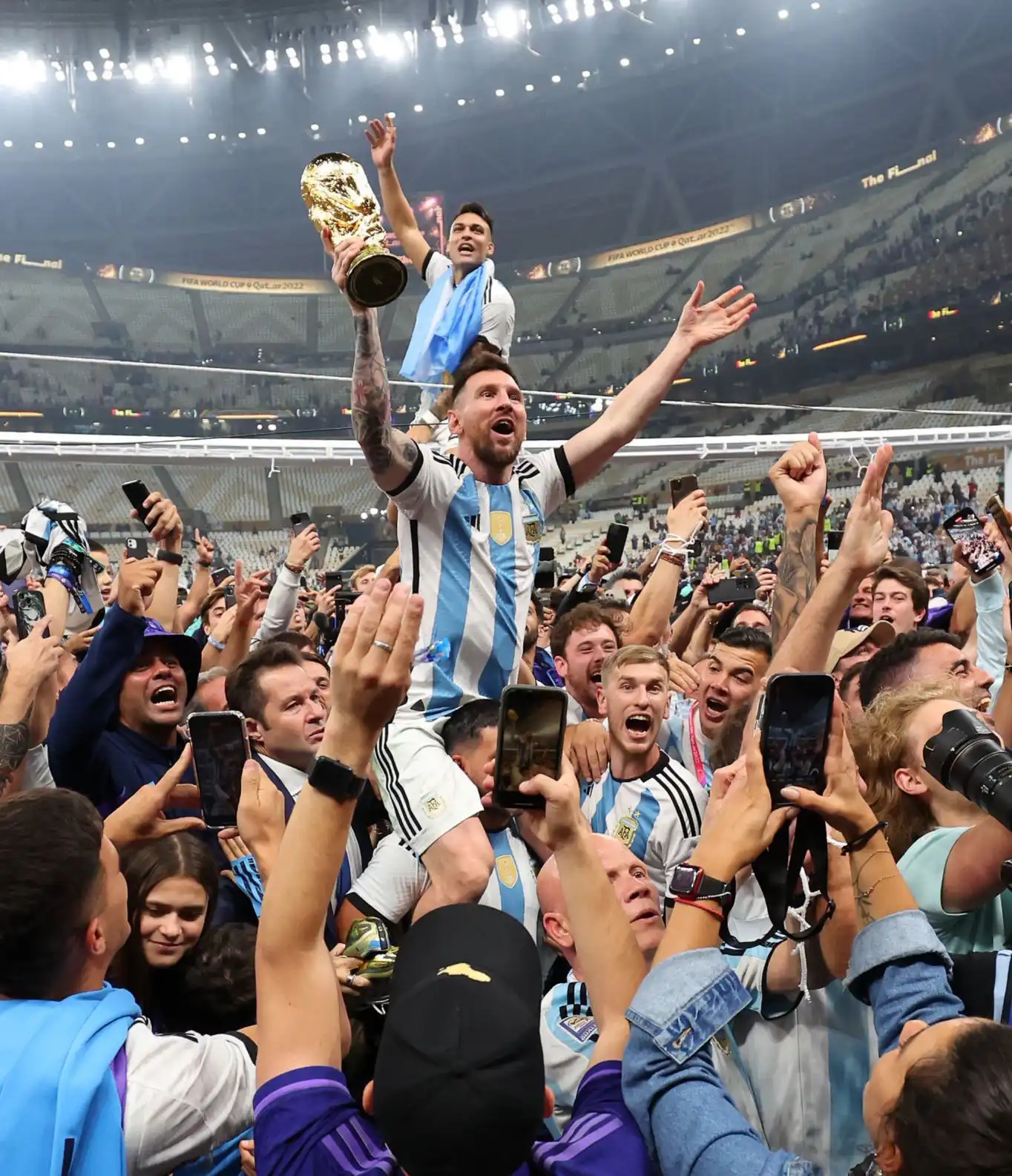 Lionel Messi is the ONLY G.O.A.T in World Football, the other one is now a sheep