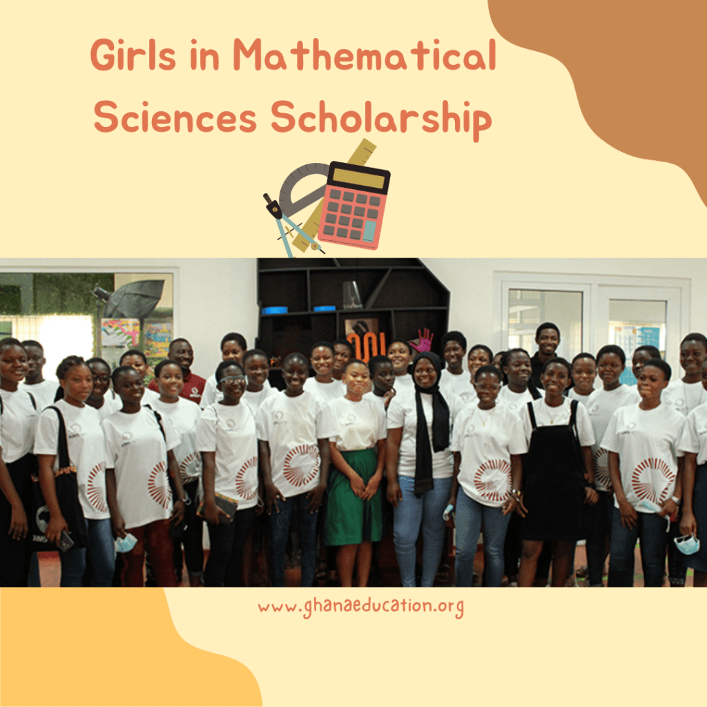 Girls in Mathematical Sciences Scholarship