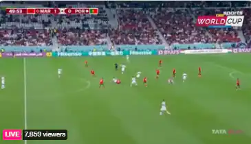 Portugal vs Morocco Free Streaming Tv - 2022 FIFA World Cup. Watch live as Morocco carries Africa's Hope with a one-nil lead. 