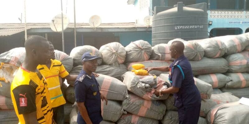 Customs Intercepts 119 Bags Of 'Small' In V/R