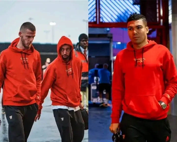 Man United players touch down Old Trafford ahead of Manchester derby
