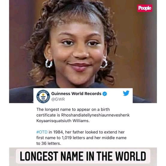 Meet The Beautiful Girl With The Longest Name In The World Ghana 