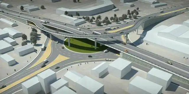 Obetsebi-Lamptey Interchange Progressing Nicely