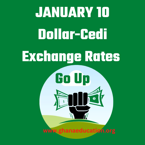 US Dollar to Ghanaian Cedi Exchange Rate for 10h January 2023 as BoG rates go up