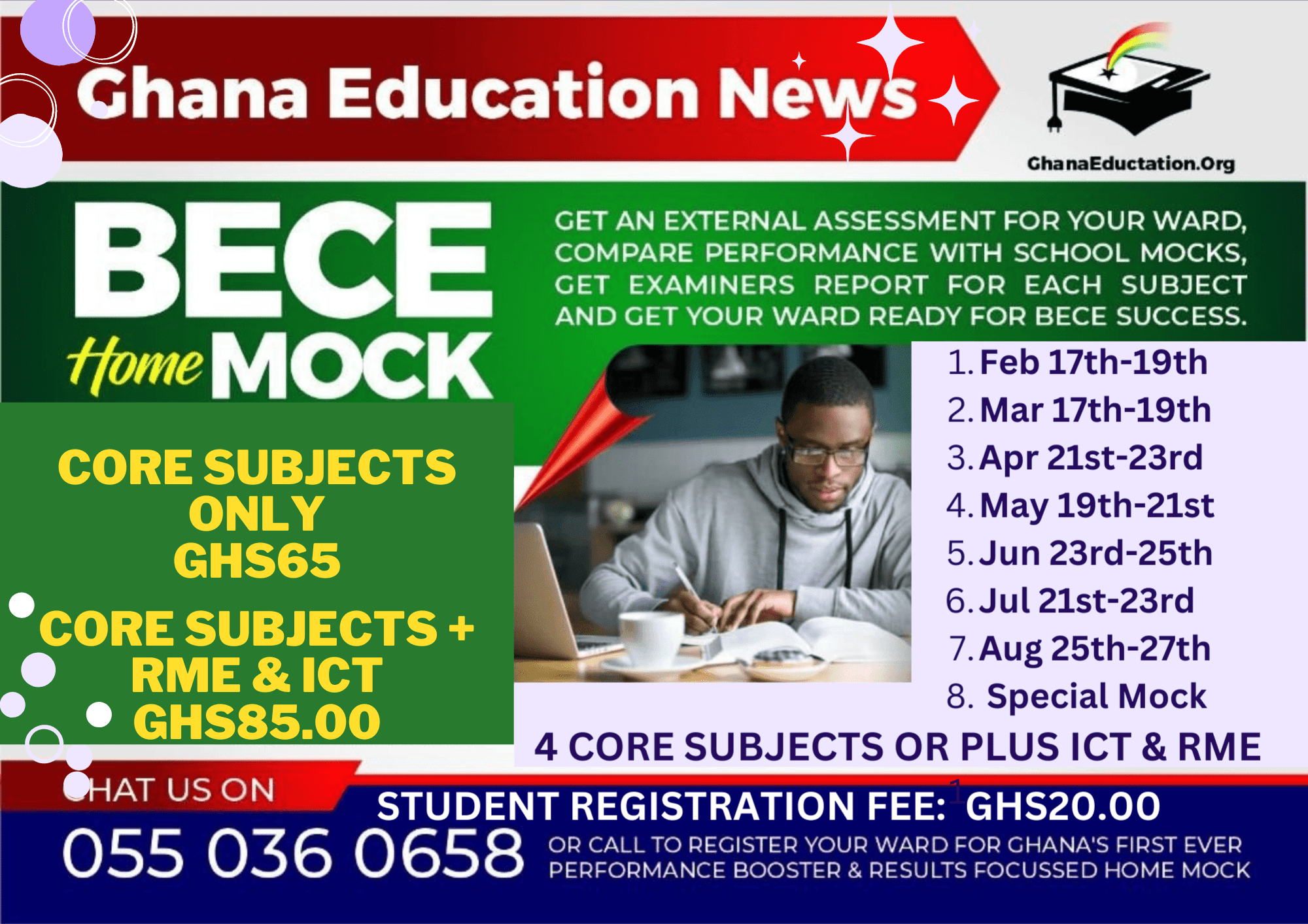 WASSCE & BECE Home Mock Result