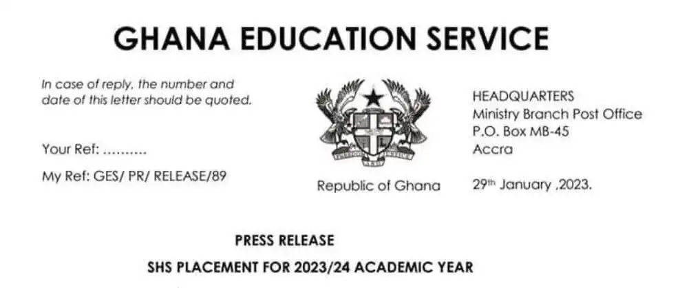 2023 bece school placement