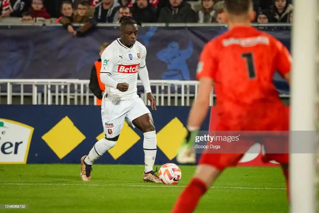 Jeremy Doku's goal against Bordeaux in the Coupe de France