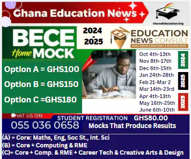 2025 BECE Home Mock, your childs best BECE preparation exam