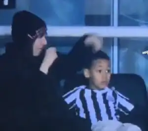 Christian Atsu’s wife and children make first public appearance