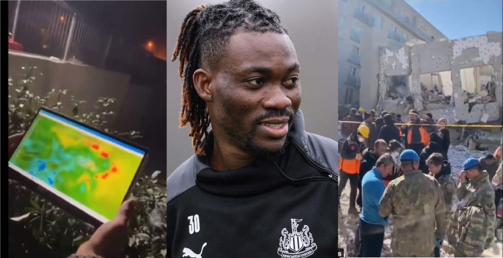 Footballer Christian Atsu still missing after Turkey quake -DW TV (Germany) Videos: Hatayspor's left back Samuel Adekubge, who was with Christian Atsu on Sunday night has been narrating his experience to TSN Current video of the location where Christian Atsu and other people are still under rubble