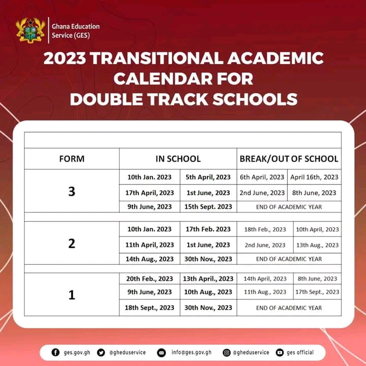 New Ges Academic Calendar 20232024 Shs Jhs Basic vrogue.co