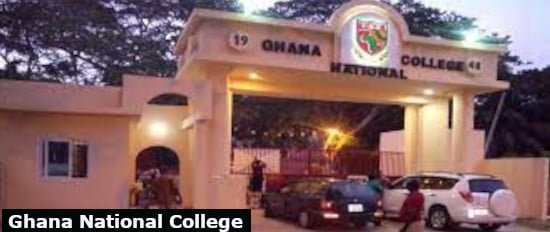 Prospectus For Admission At Ghana National College,