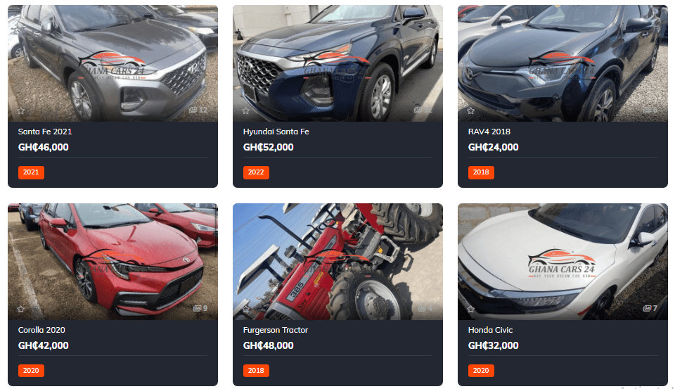 Buy Foreign Used Car in Ghana: Best Sellers, Best Deals, Best Cars