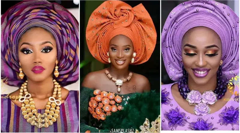 Latest Gele Styles For Traditional Marriage And Wedding