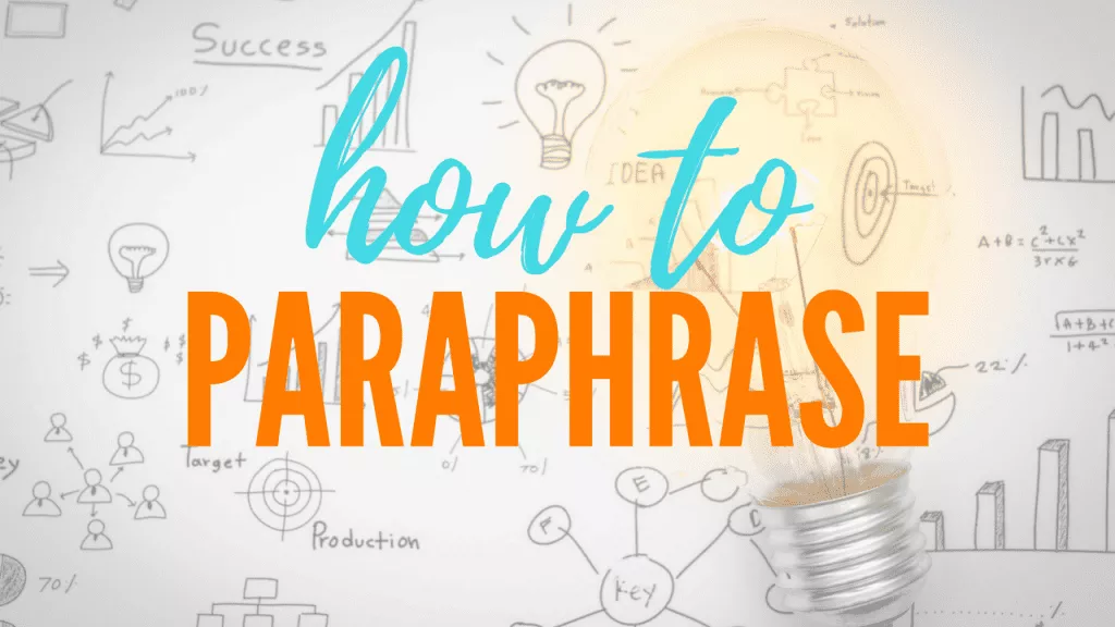 Paraphrasing in research: A guide to excellent paraphrasing in research ... Wondering how Can Paraphrasing Be Ethically Employed in Research Writing? Read this well research article to learn more