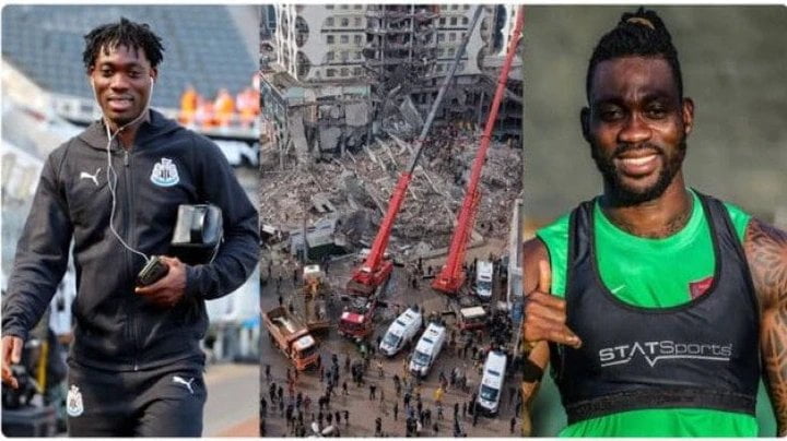 Update: Christian Atsu wasn't in the building during the second earthquake