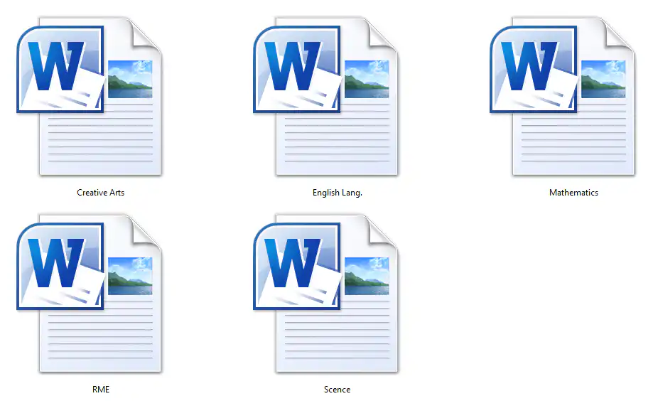 End of Term 1 Questions and Marking Schemes KG to JHS (Buy and Download)