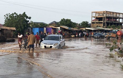Heavy rains in Accra