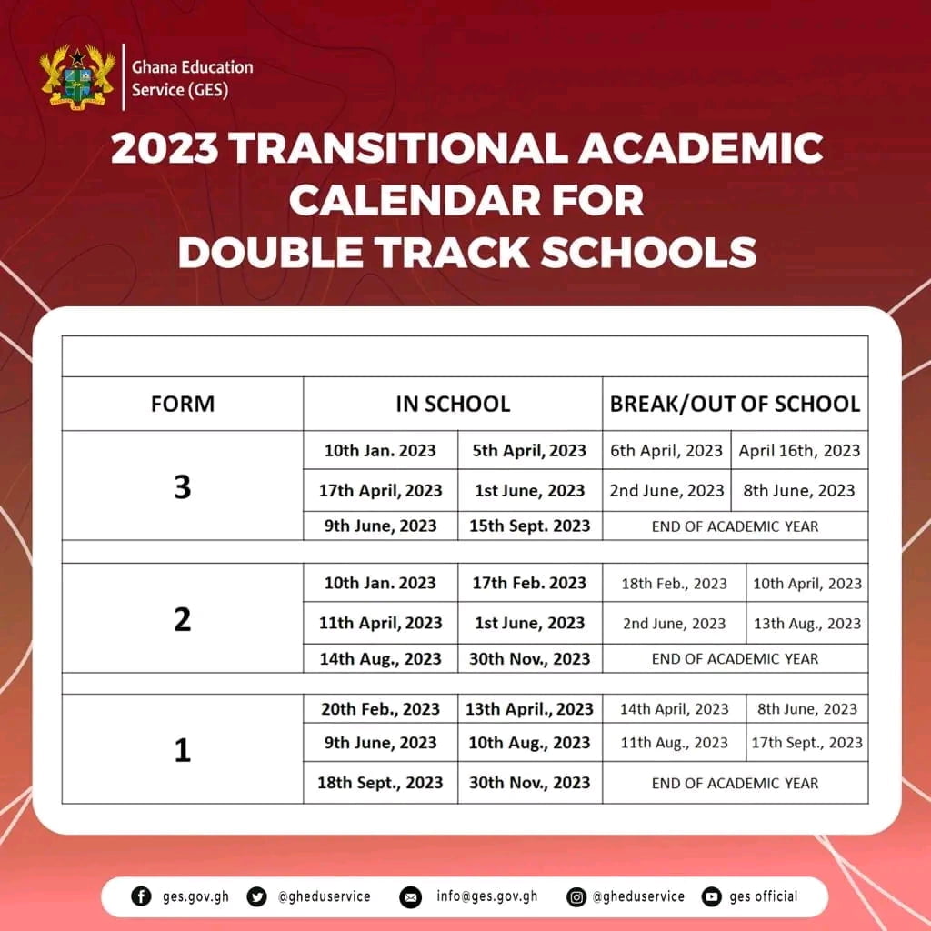 Double track schools academic calendar 