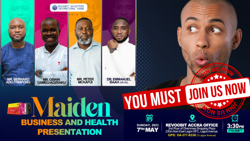 Maiden Health and Wealth Creation Seminar To Be Held in East Legon: A must join