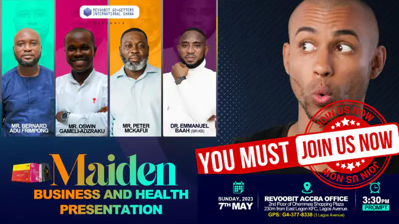Maiden Health and Wealth Creation Seminar To Be Held in East Legon: A must join