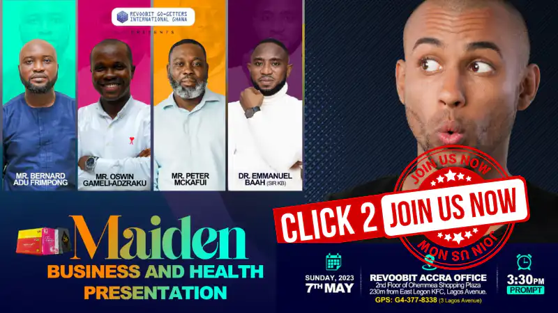 Maiden Health and Wealth Creation Seminar To Be Held in East Legon: A must join