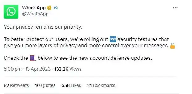 WhatsApp Introduces New Security Features