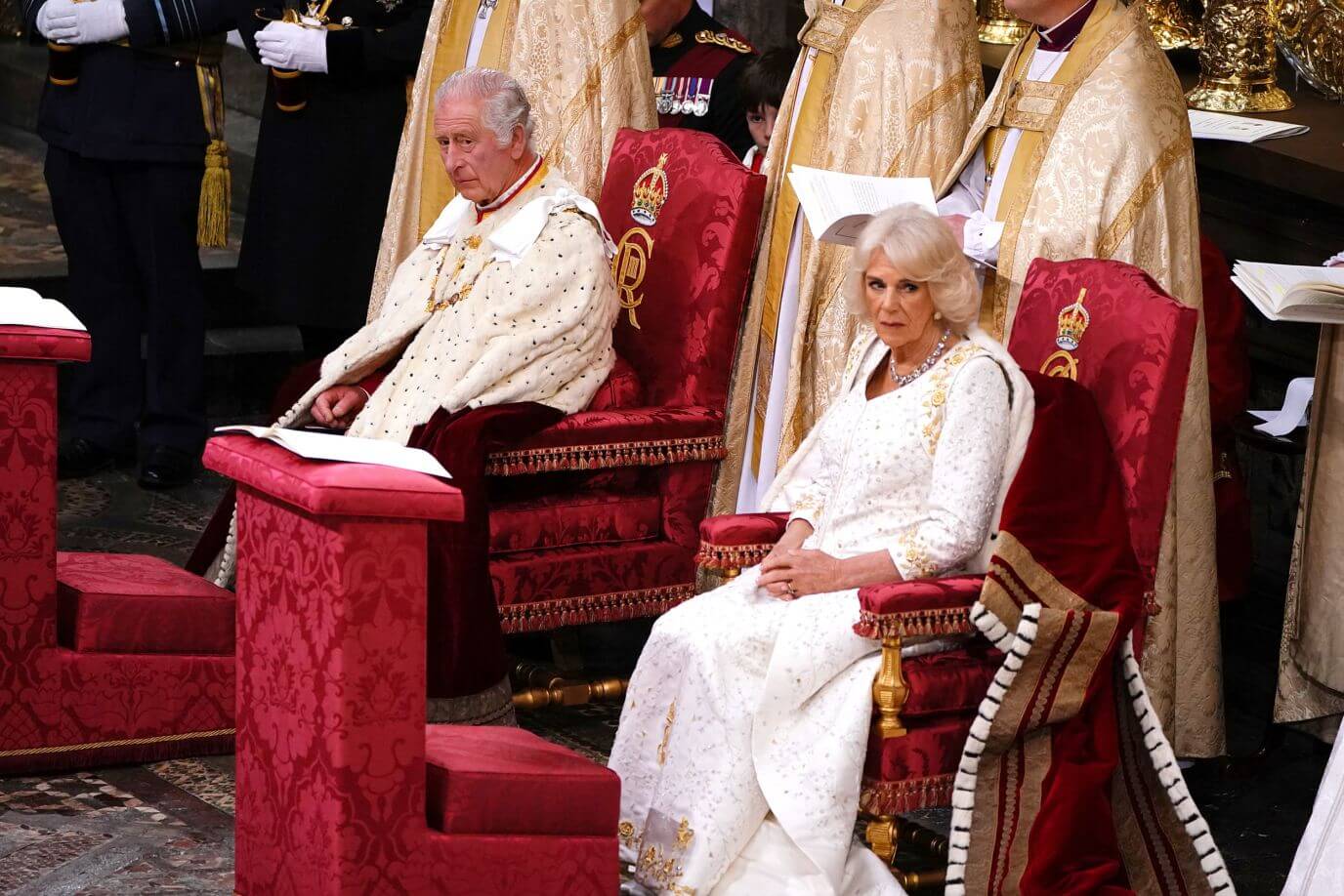 King Charles III and Queen Camilla Crowned